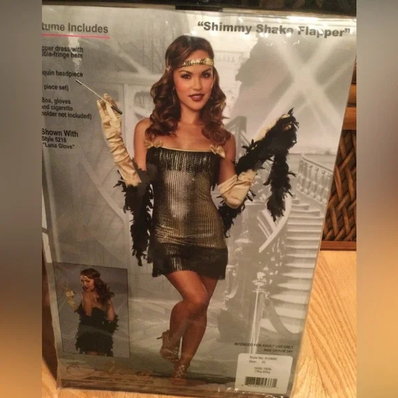 NWT “Shimmy Shake Flapper” Halloween Costume - Picture 2 of 7